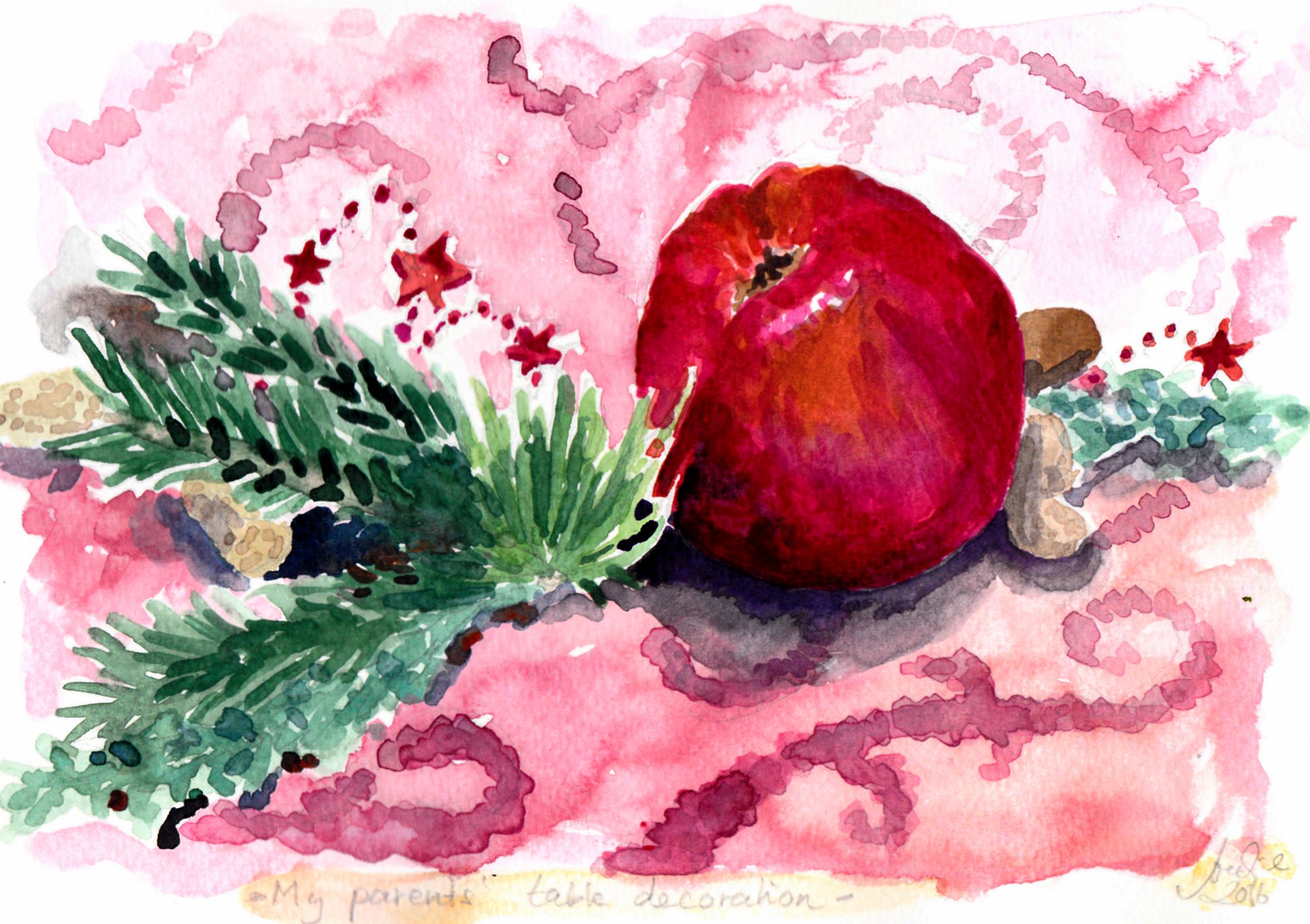 Christmas apple | Weihnachtsapfel